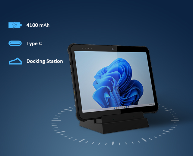 rugged tablet battery life